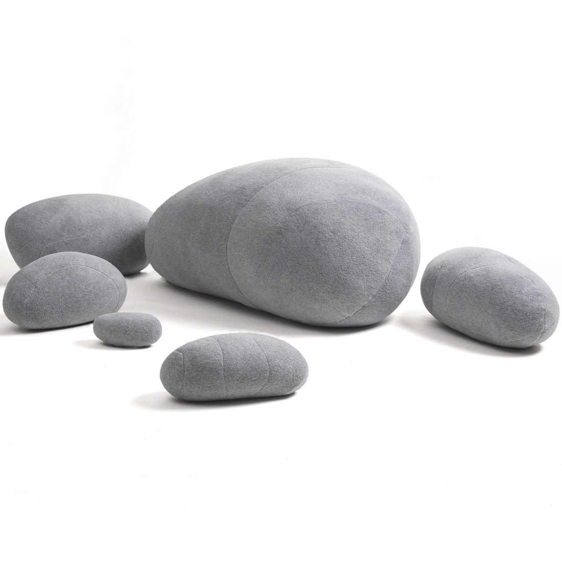 Sheicon Three-Dimensional Curve Realistic Stones Floor Pillows  Creative Home Decoration Stuffed Throw Pillows Big Rock Pillows Pebble  Pillows Color A3 : Home & Kitchen