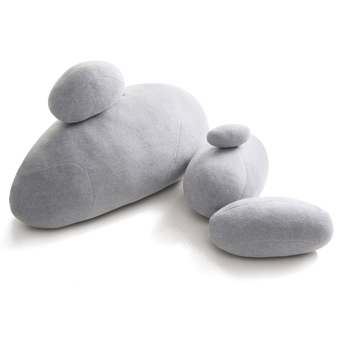  Sheicon Three-Dimensional Curve Realistic Stones Floor Pillows  Creative Home Decoration Stuffed Throw Pillows Big Rock Pillows Pebble  Pillows Color B6 : Home & Kitchen